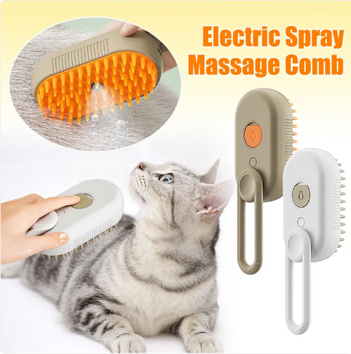 Pawfectly Massage Brush — Electric Silicone Grooming Brush