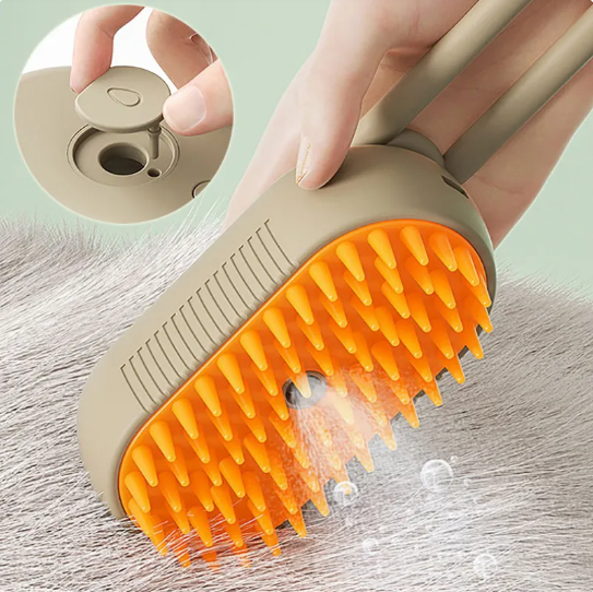 Pawfectly Massage Brush — Electric Silicone Grooming Brush